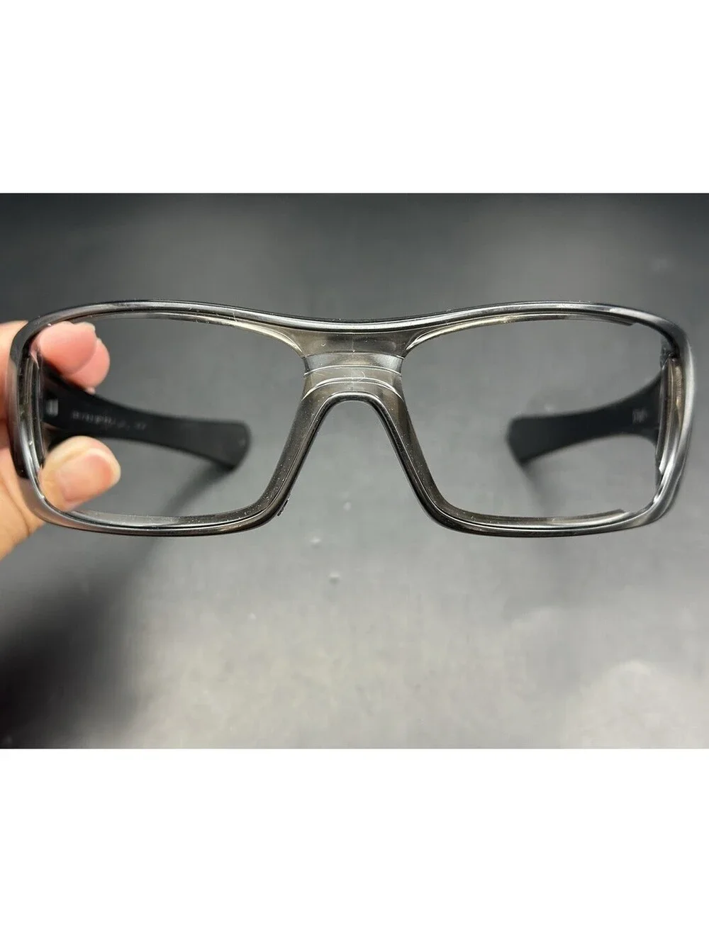 Oakley Antix Grey Smoke/Matte Black Frame
